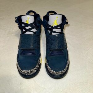 Nike Air Jordan Son Of Armony Navy/ Electrolime-white Men’s Shoes size 10